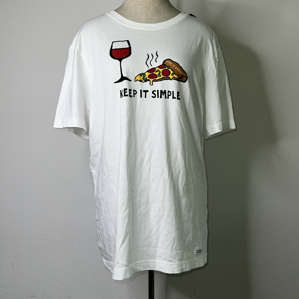 🔹 Life is Good Keep it Simple Tee